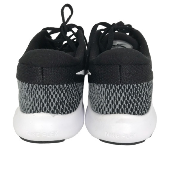 NIKE FLEX EXPERIENCE SZ 9.5 Black Running Trainers - Picture 2 of 8
